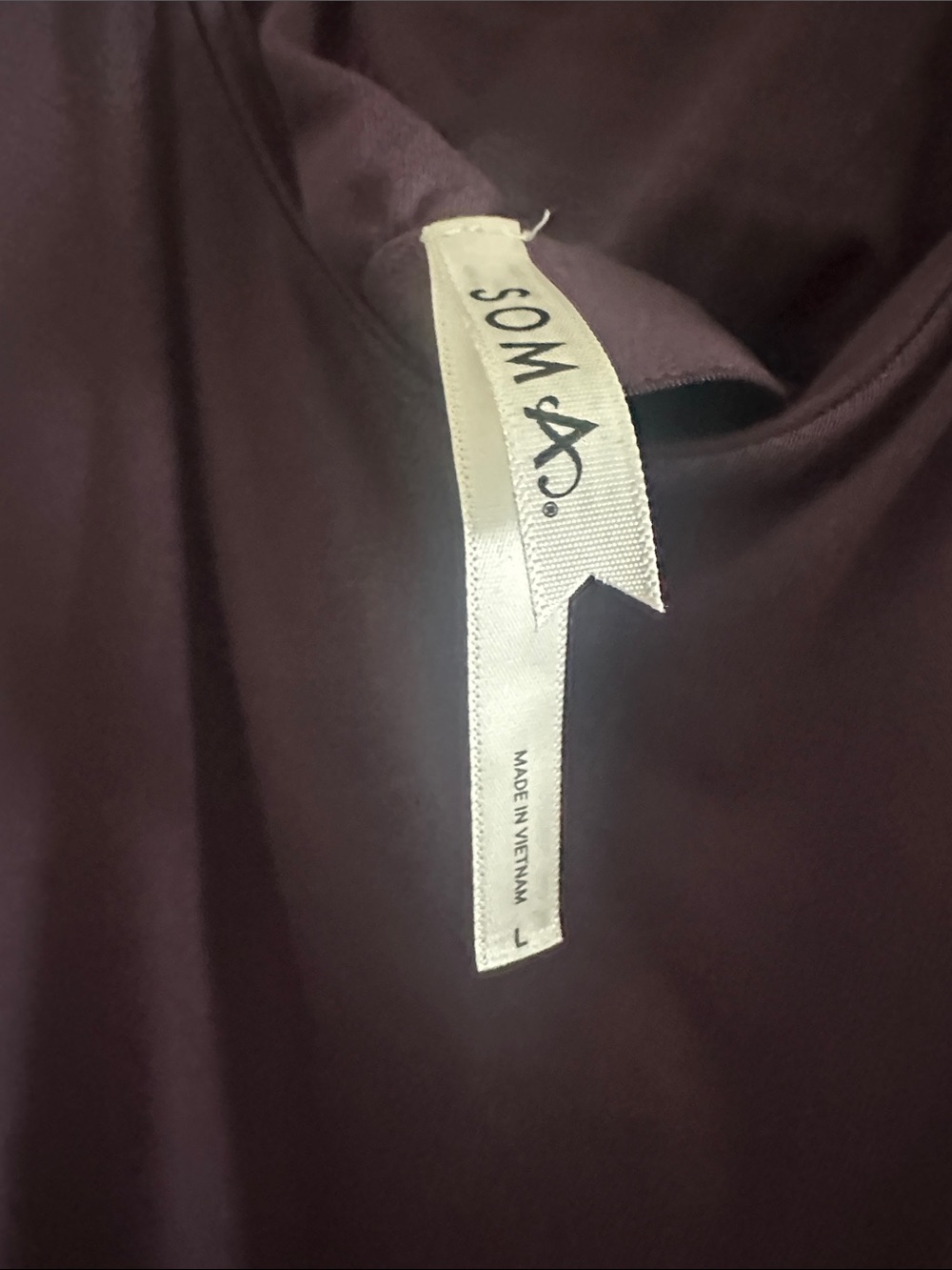 Soma Purple Racerback Tank Top with built in bra - Picture 2 of 8